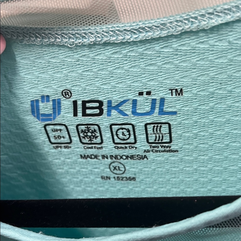 IBKUL Aqua Long Sleeve Top - Picture 3 of 3